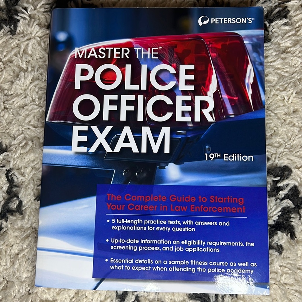 Master the Police Officer Exam 19th Edition by Peterson’s